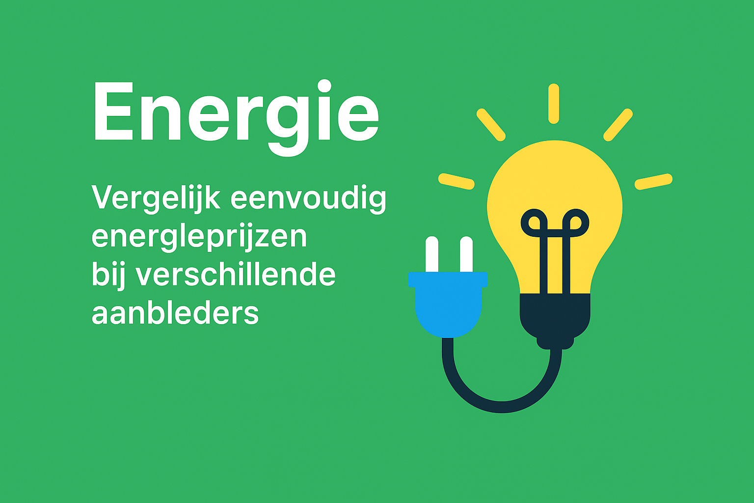 Vergelijk energieprijzen eenvoudig